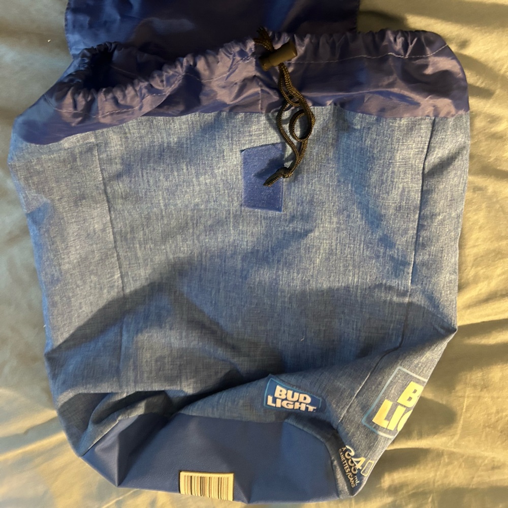 Bud Light Blue Backpack - Picture 3 of 3
